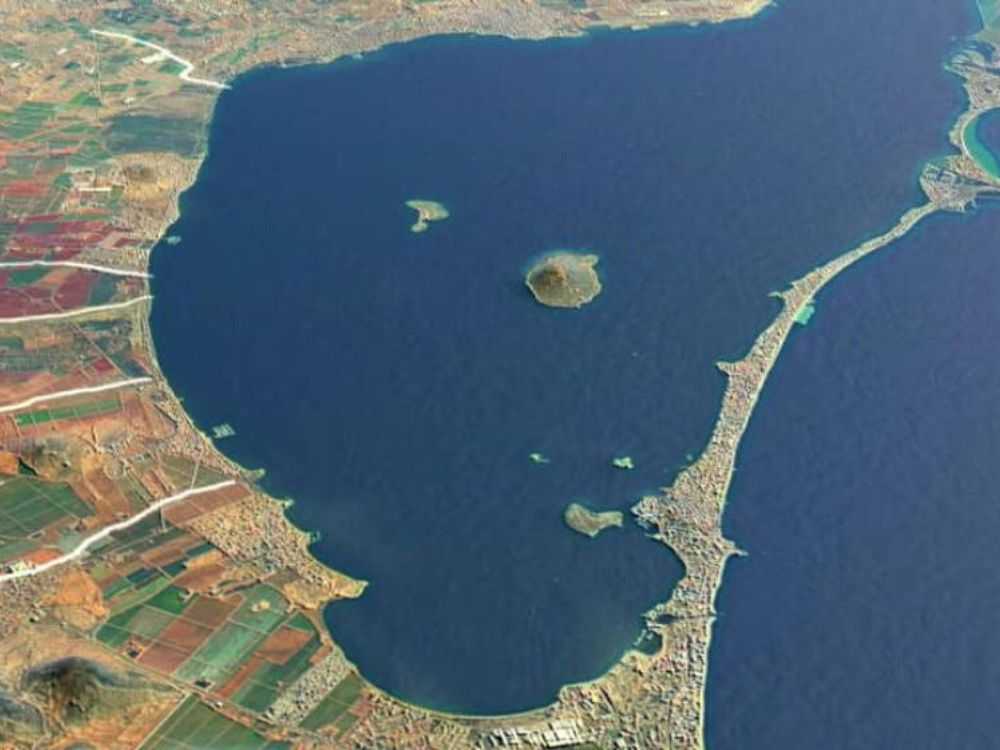 foto aérea del Mar Menor en Murcia