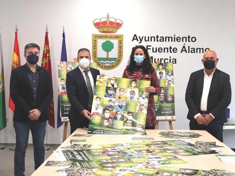 Fuente Álamo se suma a la campaña de Proexport para prevenir la COVID en el sector agrícola