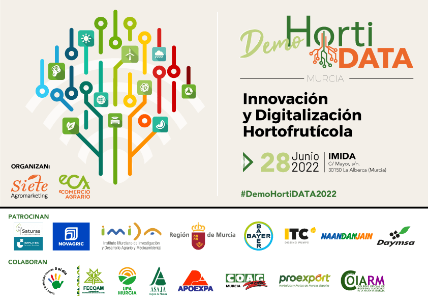 Abierto el plazo de inscripción en la I Demo HortiDATA Murcia 2022