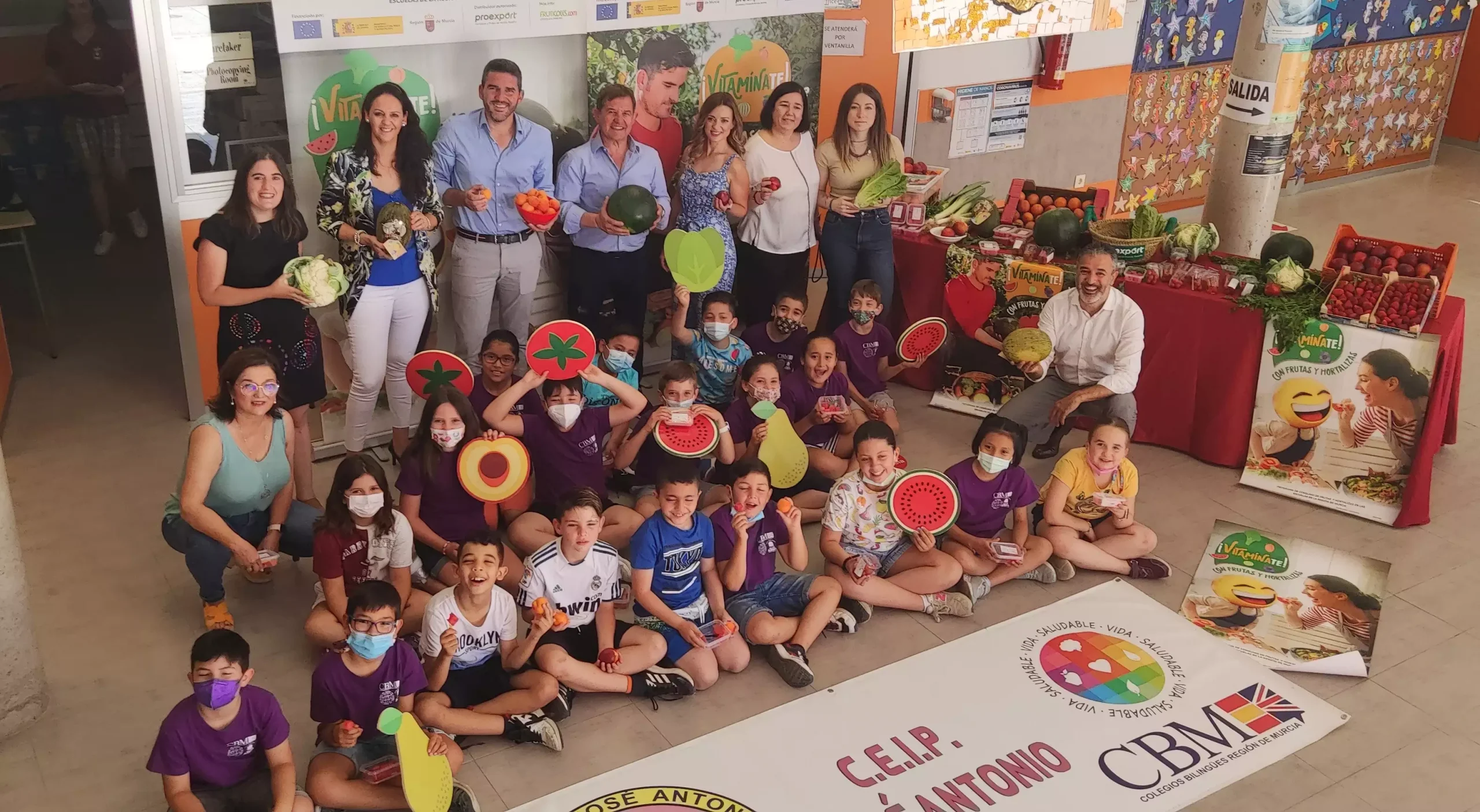 Proexport repartirá 500.000 raciones de frutas y hortalizas a 90.000 escolares murcianos